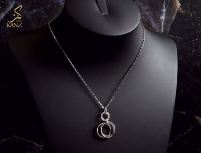 صورة عقد ذهب ابيض