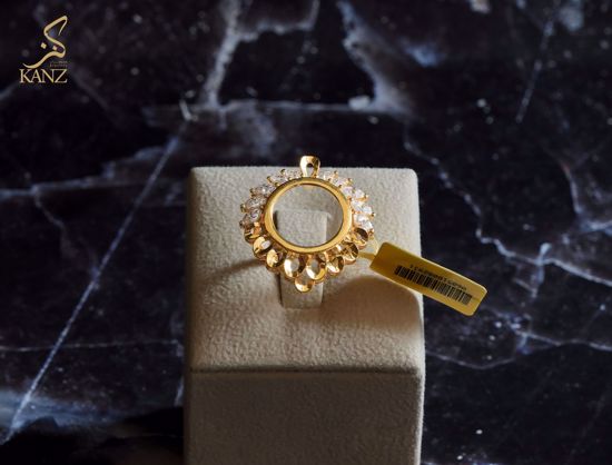 صورة خاتم برواز ربع ليره 