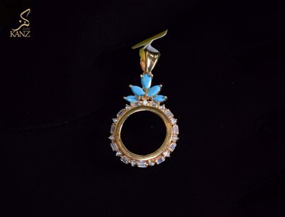 صورة برواز ربع ليره دائري