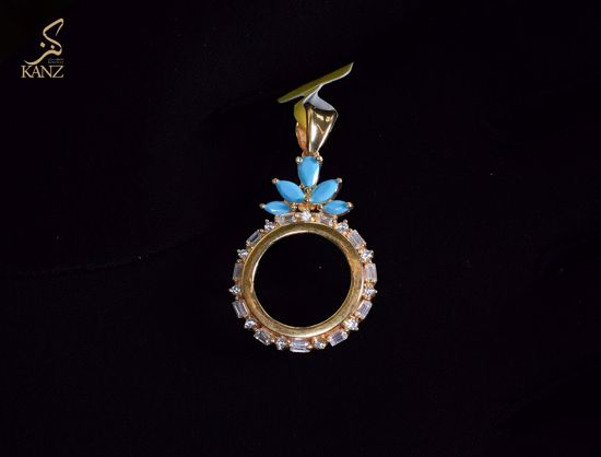 صورة برواز ربع ليره دائري